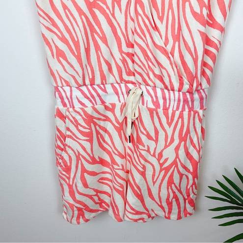 n:philanthropy  Royce Romper in Tropical Abstract Coral