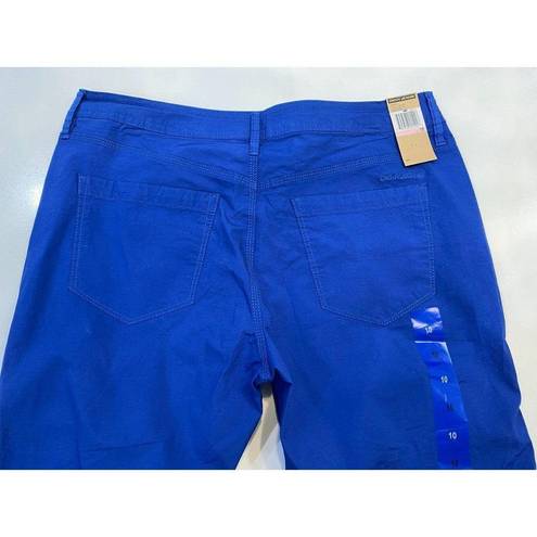 DKNY  Royal Blue Capri Pants Size 10 NWT Women's