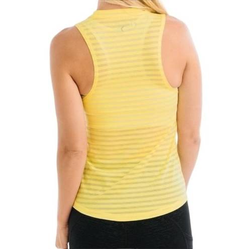 Zyia NWT  Active Lemon Nimbus Brighter Tank Quick Dry Muscle Tee Size Medium NEW