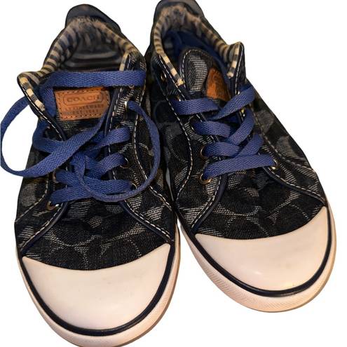 Coach  Suzzy Canvas Sneakers size 9B