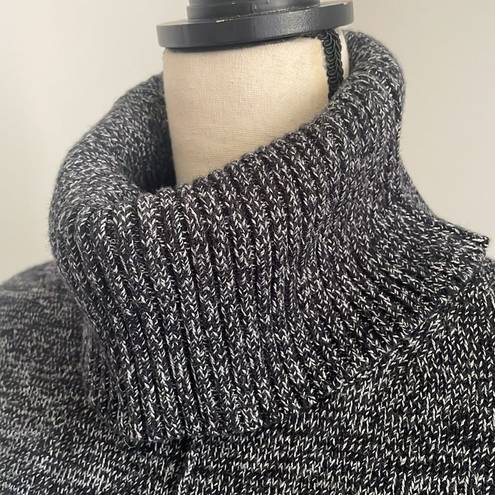 BCBGMAXAZRIA  Charcoal Grey Cowl Neck Sleeveless Sweater Vest Tunic size XS / S