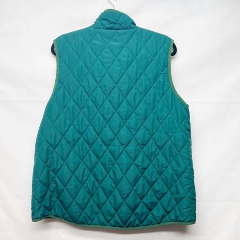 Coldwater Creek  Quilted Full Zip Women's Vest Size XL