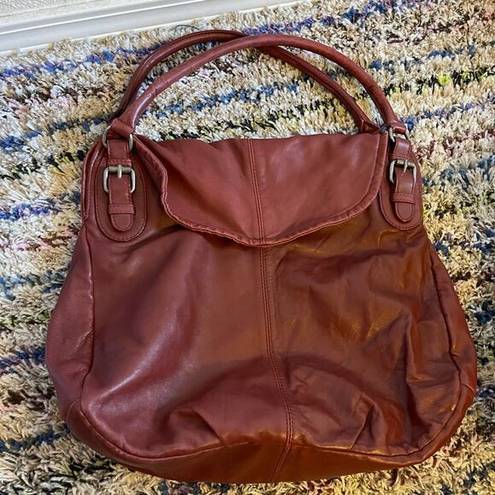 J.Jill  leather red purse