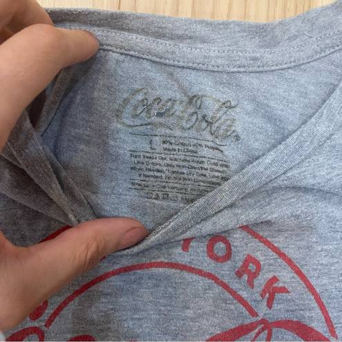 Coca-Cola  tee Sz S gray shirt top