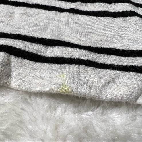 Lou & grey  Black and White Stripe Cowl Neck Sweater