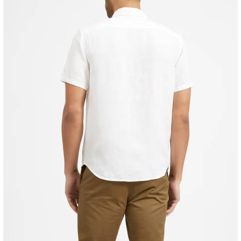 Everlane NWT  The Linen Short-Sleeve Standard Fit Shirt in White