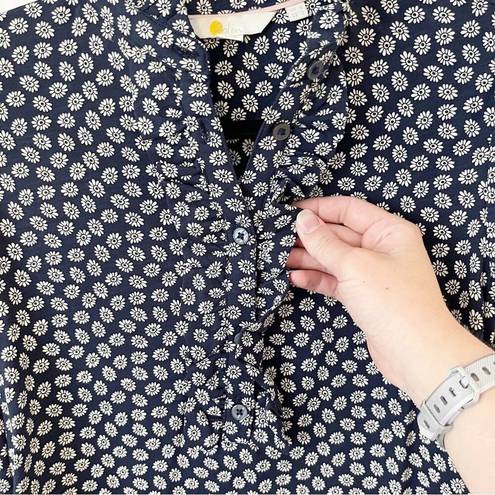 Daisy Boden  Floral Ruffle Blouse Sz 2