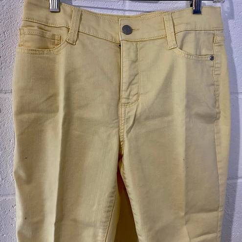 St. John’s Bay St. John's Bay Yellow Skinny Leg Women's Pant