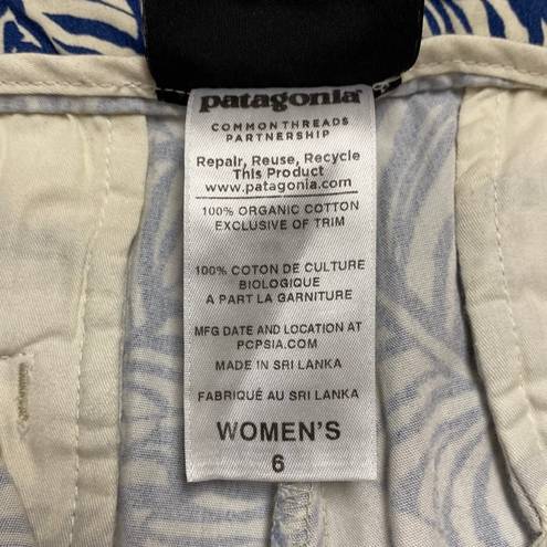 Patagonia Women's All Wear Leaf Palm Print Shorts Size 6