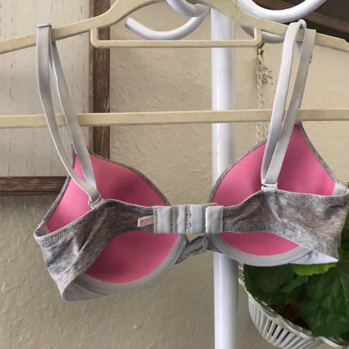 PINK Victoria Secret Grey Push up everyday bra Size 32 A