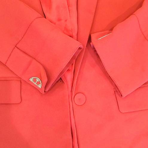 Mango  Essential Structure Woman's Red Blazer.