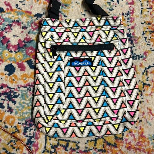 KAVU  crossbody bag colorful fun pattern