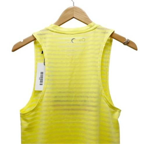 Zyia NWT  Active Lemon Nimbus Brighter Tank Quick Dry Muscle Tee Size Medium NEW