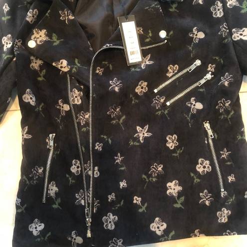 Romeo + Juliet Couture Romeo + Juliet NWT $195 Black Floral Corduroy