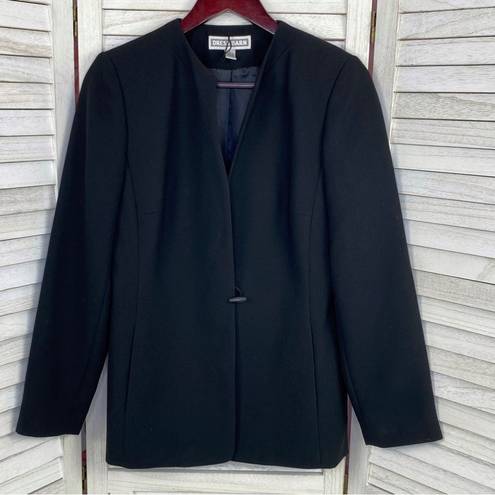 Dress Barn  Single Button Blazer Black 4 Single Breasted