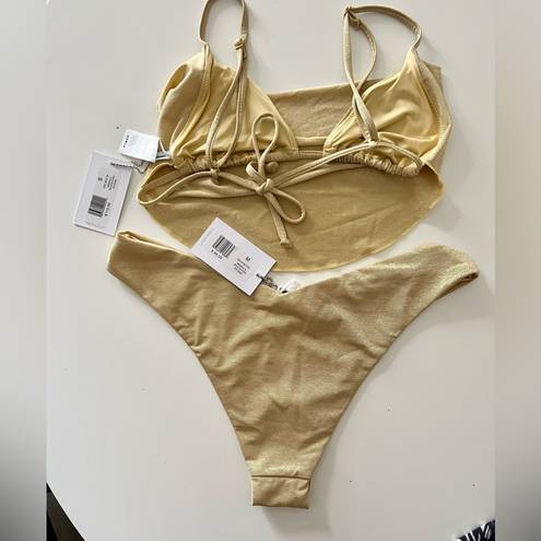 Danielle Bernstein  bikini set cowl neck top and Delilah bottom small NWT