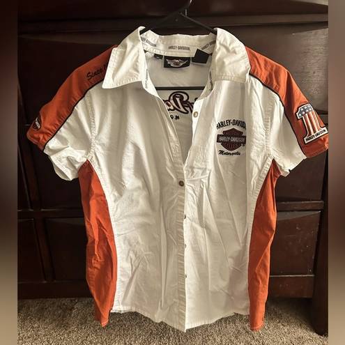 Harley Davidson button down shirt