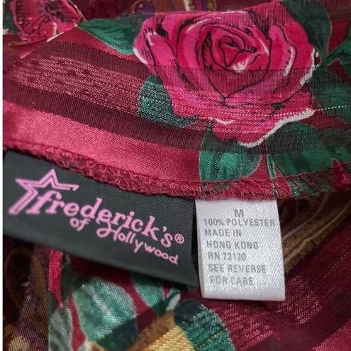 Frederick's of Hollywood  Vintage Paisley Plum Slip m