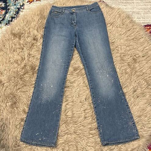 St. John  by Marie Gray decorative y2k bootcut jeans size 4