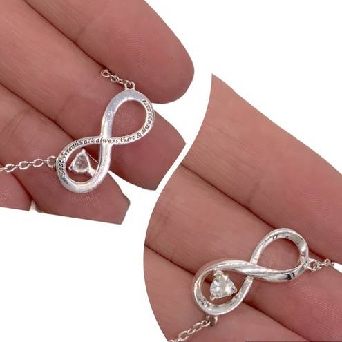 infinity Best Friends  necklace with engraving