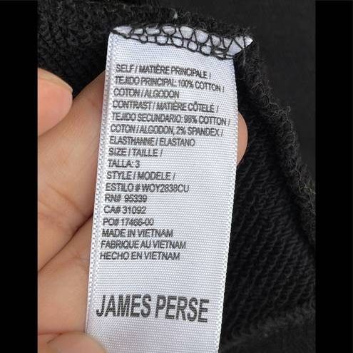 James Perse  Moto Zip Up Hoodie Jacket 3