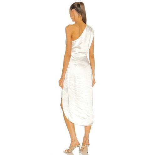 Elliatt  Cassini Midi Satin Dress in Ivory