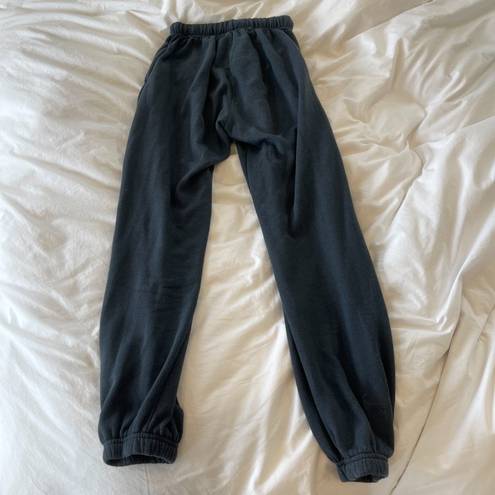 Aviator Nation Washed Black Sweatpants Size Small