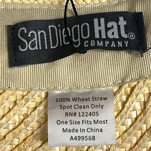 Krass&co San Diego Hat  The Vacay Women's SPF Adjustable Wheat Visor