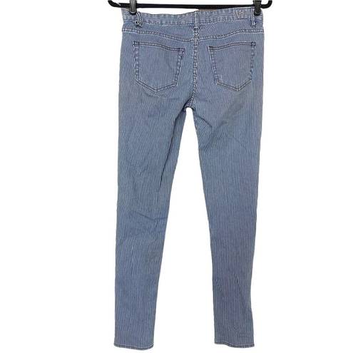 Krass&co Williamsburg Garment  Bedford Ave Railroad Stripe Skinny Jeans Size 28