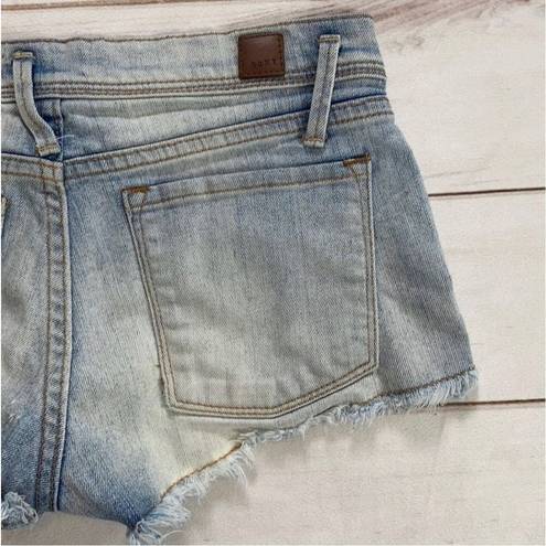 Roxy  Denim Light Was Cut Off Jean Shorts Size 25