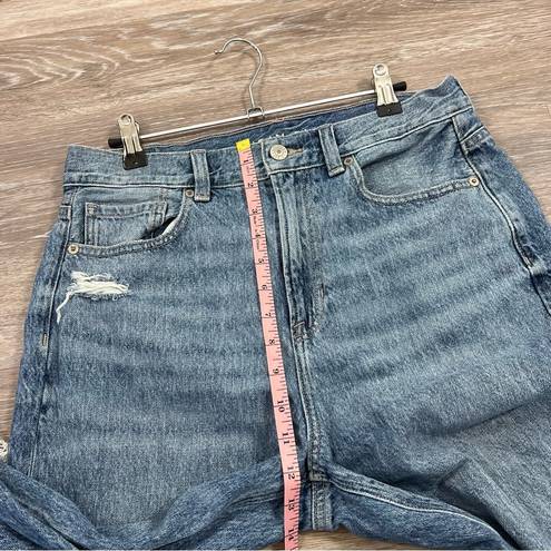 American Eagle relaxed mom jean distressed knees