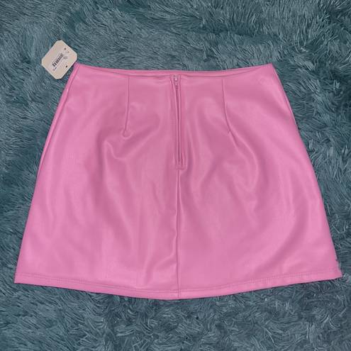 Altar'd State Altar’d State Hot Pink Mini Skirt 