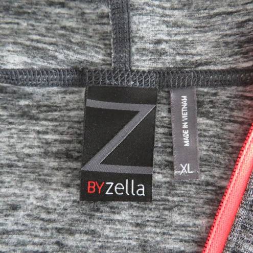 Z By Zella Gray Hooded Women’s Sport Exercise Pullover Zipper Athletic Top XL