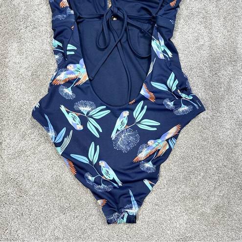 Patagonia  Women's Glassy Dawn One-Piece Swimsuit in Parrots Navy Size S