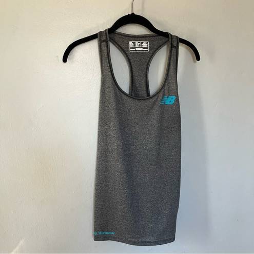 New Balance  Athletic Running Yoga Racerback Tank Top Grey Medium