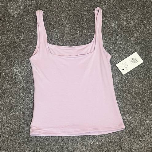 American Threads NEW  Lilac Square Neck Tank Top Size Small