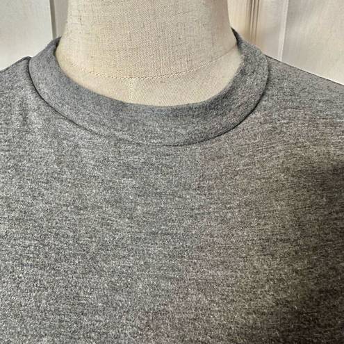 American Apparel  grey short sleeved cropped T shirt