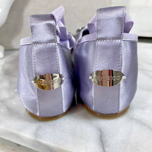 Jimmy Choo Purple & Crystal Grace Flat