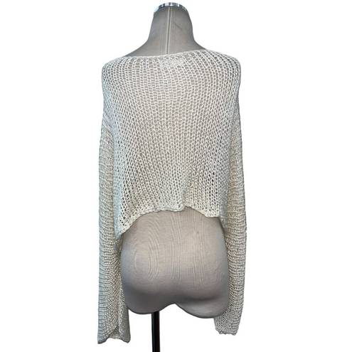 The Row  Stelle Top in Ecru Large Womens Knitted Sweater