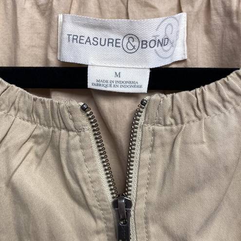  
Women's Zip Front Washed Jacket size M (b36.5)
Treasure & Bond