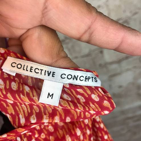 Collective Concepts Collective concept tank top blouse Sz m multicolor