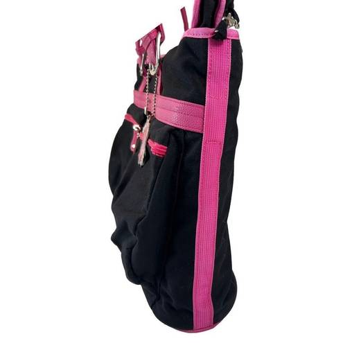 Edge Mobile  forHer Eco-Friendly Tote (Black with Pink Trim)