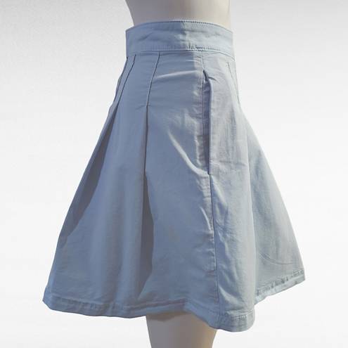 American Eagle  Light Blue Pleated High Waist Tennis Mini Skirt Size 6