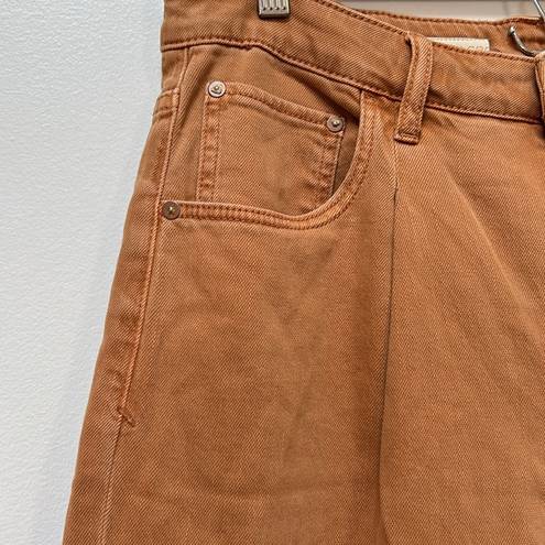 Pilcro  The Breaker Pants Barrel Jeans Copper Orange Size 31 NWT