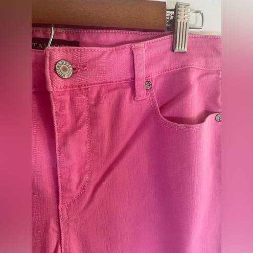 Talbots  Flawless Five Pocket Slim Ankle Jeans Pink Size 10 EUC