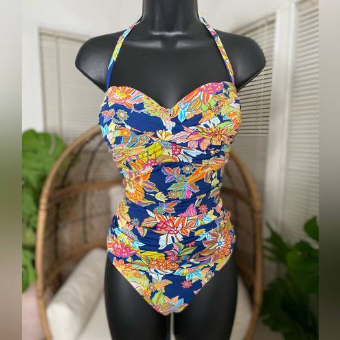 Bleu Rod Beattie  Women's Convertible Strapless One-Piece Swimsuit Size 12