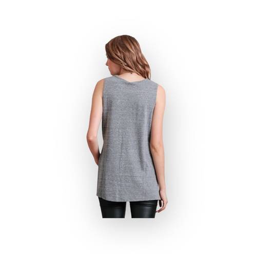 Lovers + Friends new  ᯾ No One in Particular Muscle Tee Tank ᯾ Sweatshirt Grey ᯾