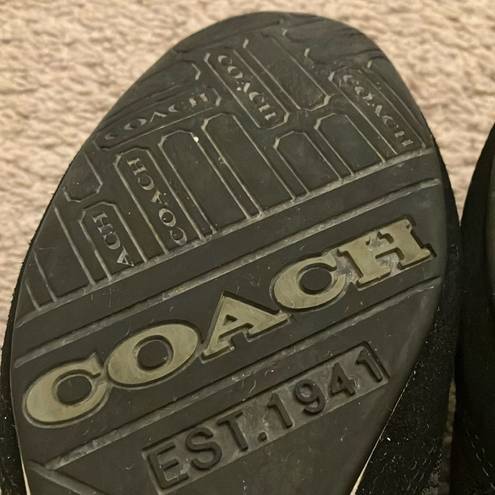Coach : Black Lexey (A1442) Signature sneakers- 9