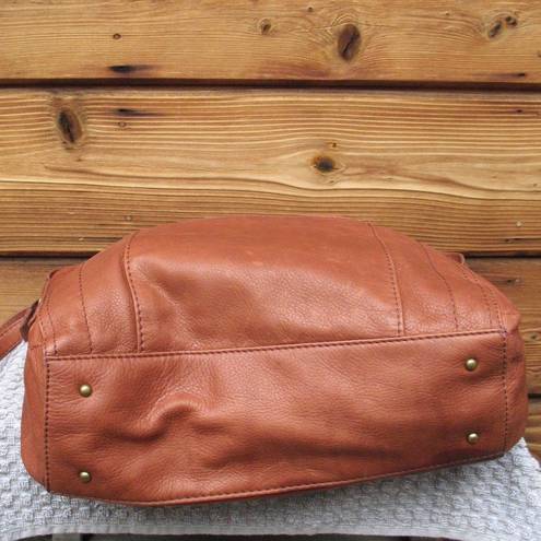 Krass&co NWT American Leather  Soft Leather Satchel Tote Shoulder Bag