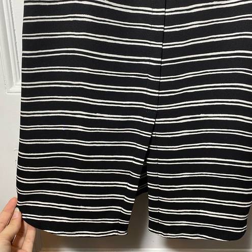 ALC Frank ALC | ‘Anise’ Silk Striped Tank Top - Black and White